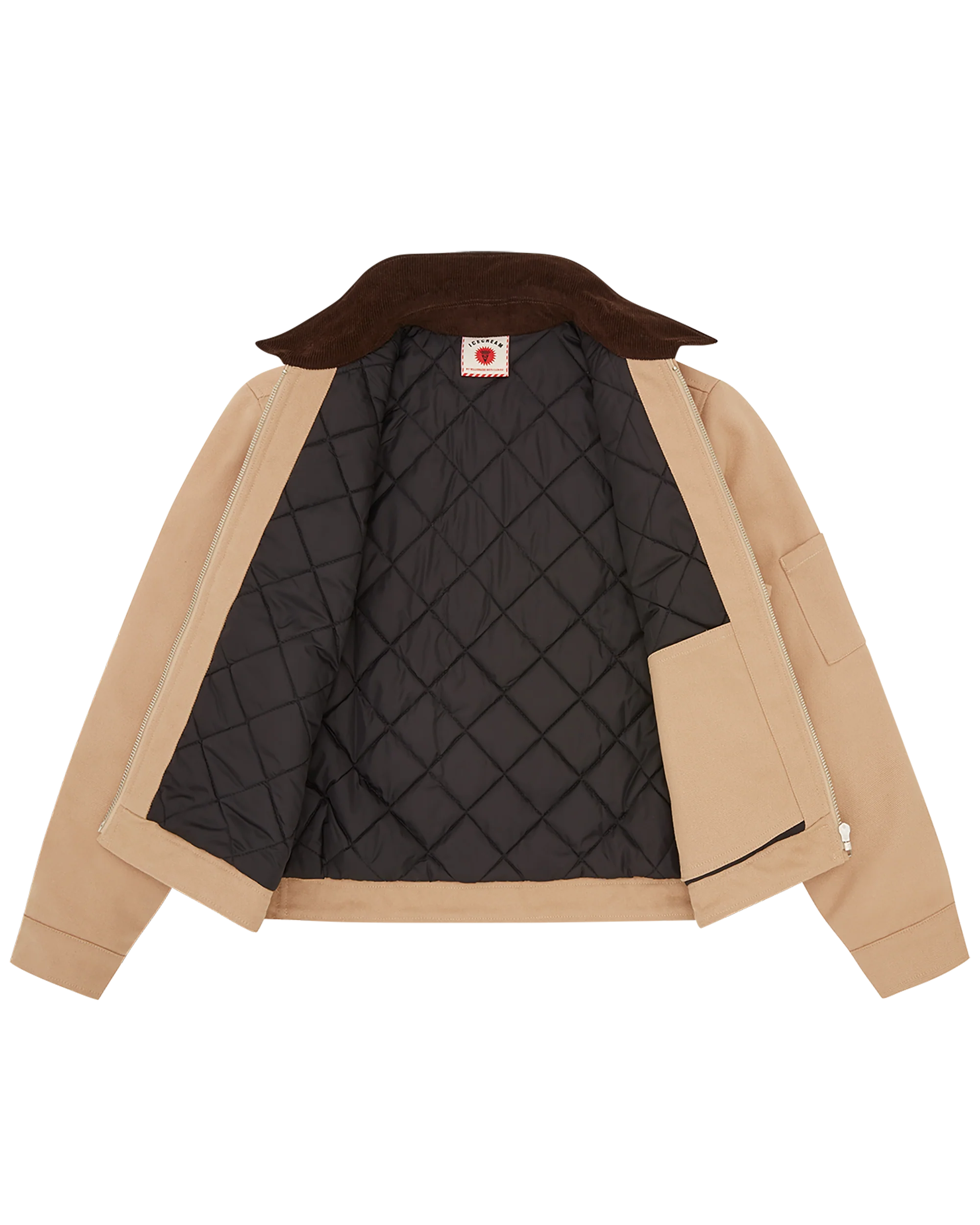 Womens Team IC Cropped Work Jacket - Image 3